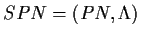 $ SPN = (PN, \Lambda)$