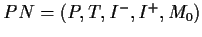 $ PN = (P, T, I^-,I^+,M_0)$